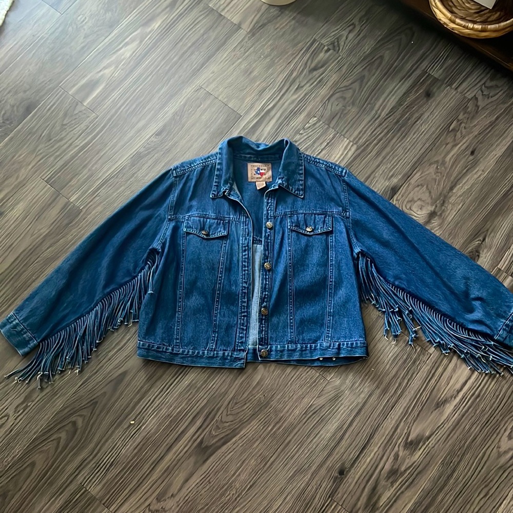 Women’s Fringe Denim Jacket